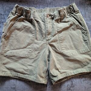 Carhartt Relaxed Fit Elastic Waist Shorts in Olive